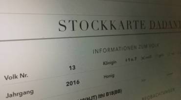 Unsere Stockkarte